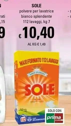 Basko Sole Polvere Per Lavatrice Bianco Splendente offerta