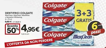 Coop Colgate Dentifricio offerta