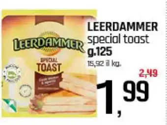 Famila Superstore LEERDAMMER Special toast g.125 offerta