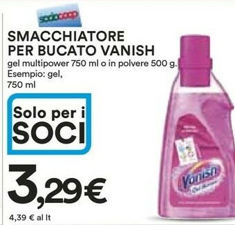 Coop Vanish Smacchiatore offerta