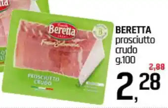 Famila Superstore BERETTA prosciutto crudo g. 100 offerta
