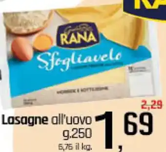 Famila Superstore Lasagne all'uovo g.250 offerta