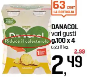 DANACOL vari gusti g. 100 x 4