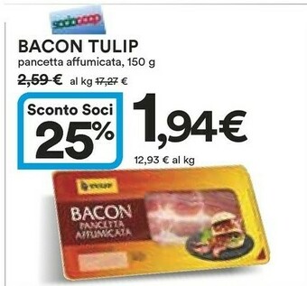 Coop Tulip Pancetta offerta