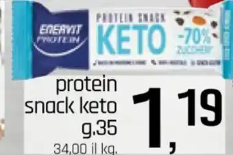 Famila Superstore protein snack keto g.35 offerta