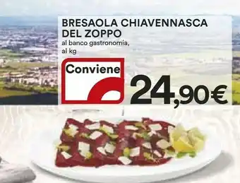 Coop Del zoppo Bresaola offerta