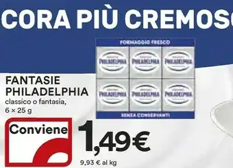 Coop Philadelphia Formaggio spalmabile offerta