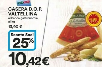 Coop Valtellina Formaggio offerta