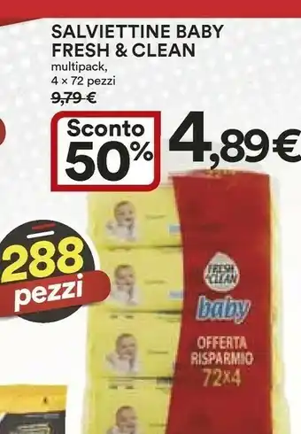 Coop Fresh & Clean Salviettine offerta