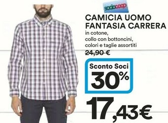 Coop Carrera Camicia uomo offerta
