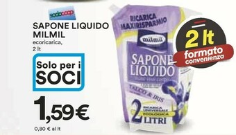 Coop Sapone liquido offerta