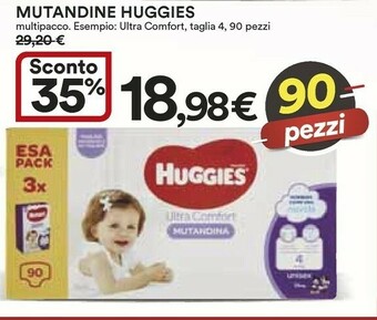 Coop Huggies Pannolini offerta