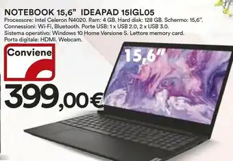 Coop Notebook offerta