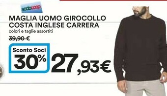 Coop Costa Pantaloni uomo offerta