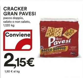Coop Pavesi Crackers offerta