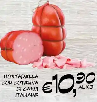 èccoMI MORTADELLA CON COTENNA DI CARNI ITALIANE offerta
