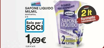 Coop Sapone liquido offerta