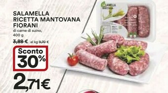Coop Fiorani Salsicce offerta