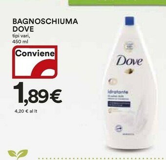 Coop Dove Bagnoschiuma offerta