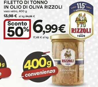 Ipercoop Rizzoli Tonno offerta