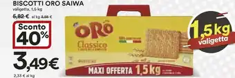 Ipercoop Saiwa Oro offerta