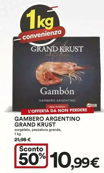 Ipercoop Grand krust Gamberi offerta