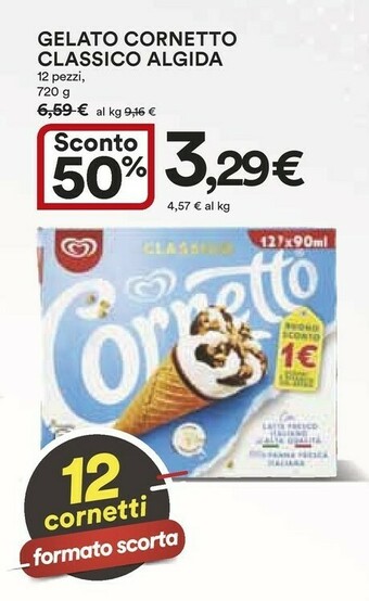 Ipercoop Algida Cornetto offerta