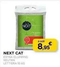 Arcaplanet Next Cat Extra Clumping Neutra Lettiera offerta
