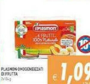 Supermercati Agorà Plasmon Omogeneizzati offerta