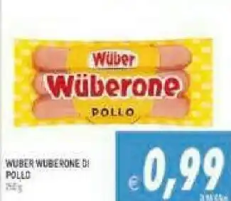 Supermercati Agorà Wuber Wurstel di pollo offerta