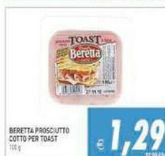 Supermercati Agorà Beretta Prosciutto cotto offerta