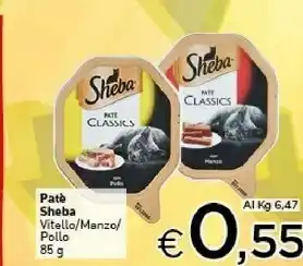 Crai Sheba Cibo per gatti offerta