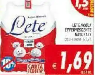 Supermercati Agorà Lete Acqua offerta