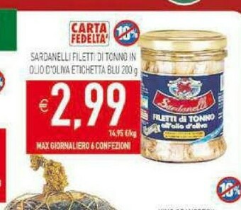 Gros Sardanelli Tonno offerta