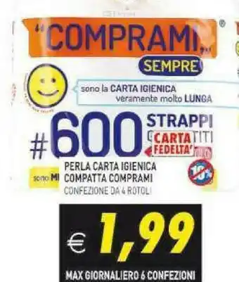Gros Perla Carta igienica offerta