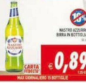Gros Nastro Azzurro Birra offerta
