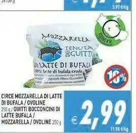 Iperfamily Ovoline Mozzarella di bufala offerta