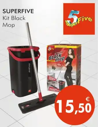 SUPERFIVE Kit Black Mop