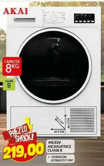 Risparmio Casa Akai Asciugatrice offerta
