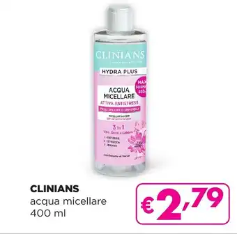 La Saponeria CLINIANS acqua micellare 400 ml offerta