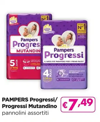 La Saponeria PAMPERS Progressi/ Progressi Mutandino pannolini assortiti offerta