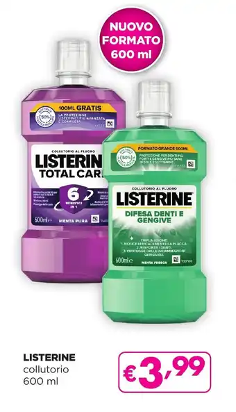 La Saponeria LISTERINE collutorio 600 ml offerta