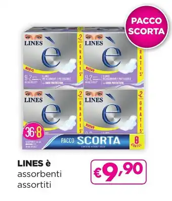 LINES è assorbenti assortiti