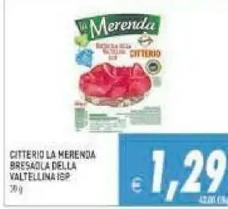 Pim Supermercati Citterio Bresaola offerta