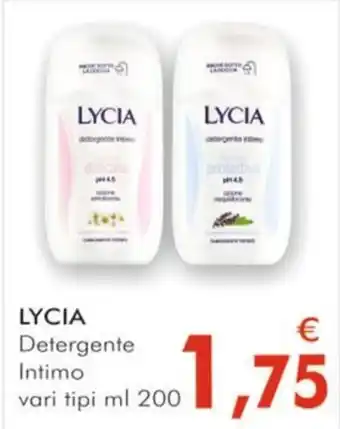 LYCIA Detergente Intimo vari tipi ml 200