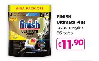 La Saponeria FINISH Ultimate Plus lavastoviglie 56 tabs offerta