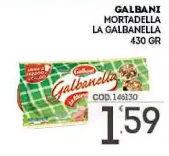 Eurocash Galbani Mortadella La Galbanella 430gr offerta