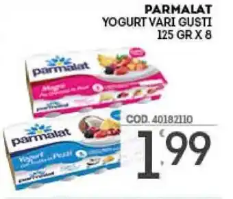 Eurocash Parmalat Yogurt Vari Gusti 125gr x 8 offerta