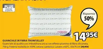 JYSK Jysk Guanciale In Fibra Tronfjellet offerta