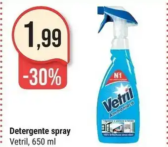 Supermercati Gulliver Vetril Detergente Spray offerta